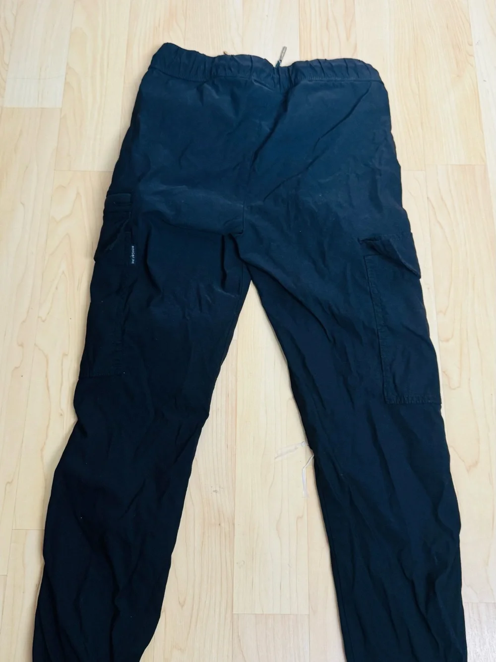 Ring of Fire Black Cargo Jogger Pants with Drawstring